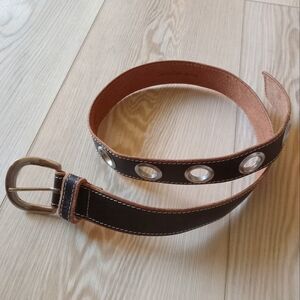 Vintage Calvin Klein Grommet Belt